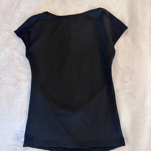 Classic Black backless Women's Top